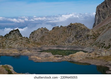 Lake Robert In The Mountains Of Chamrousse In The Alps In France
