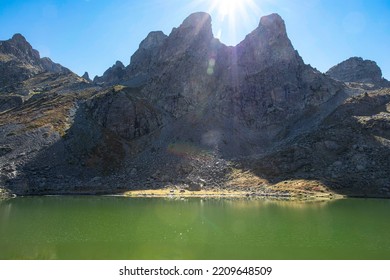 Lake Robert In The Mountains Of Chamrousse In The Alps In France