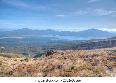 Lake Rotoaira At New Zealand