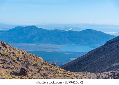 Lake Rotoaira At New Zealand