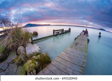 Lake Rotorua,New Zealand.