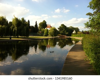 Lake At Rowntrees Park, York