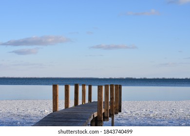 Lake Saint Clair In Winter