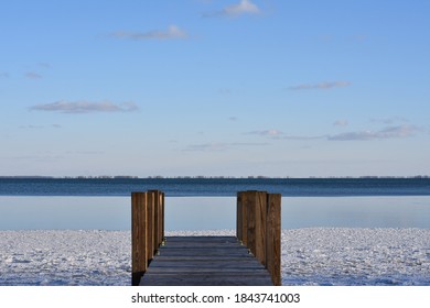 Lake Saint Clair In Winter