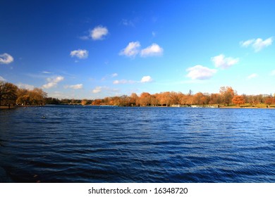 Lake Serpentine In Winter