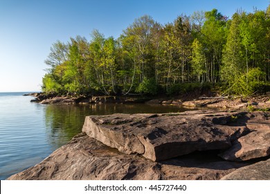 Lake Shore At Big Bay State Park 2. Spring 2016 Series, Madeline Island, Wisconsin (June 2016)