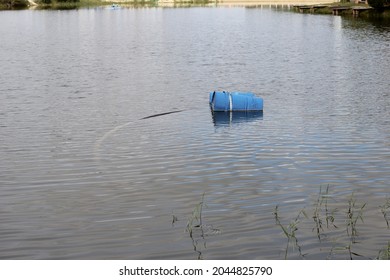 A Lake In A Small City Park