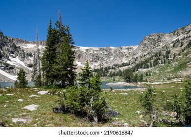 Lake Solitude In Grand Teton National Park USA