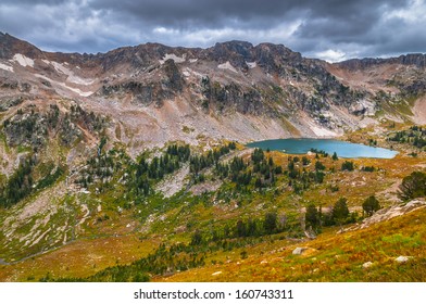 Lake Solitude As Seen From Paintbrush Divide