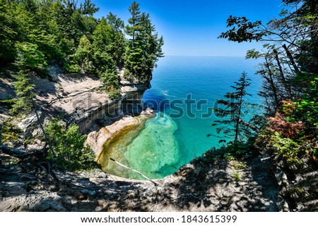 Lake Superior beach views from Michigan's upper peninsula 