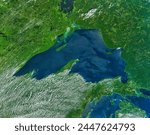 Lake Superior. . Elements of this image furnished by NASA.