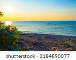 Lake Superior, Marquette,  Michigan - Lanscape and sunrise photos on the beaches and docks