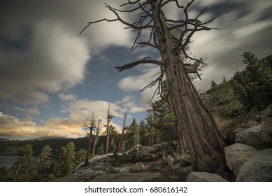 Lake Tahoe - Eagle Falls Waterfall - Emerald Bay - California - Night Photography