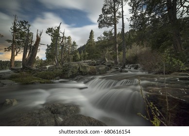 Lake Tahoe - Eagle Falls Waterfall - Emerald Bay - California - Night Photography