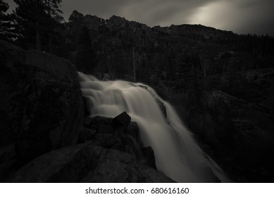 Lake Tahoe - Eagle Falls Waterfall - Emerald Bay - California - Night Photography