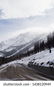 Lake Tahoe Mountain Winter Road