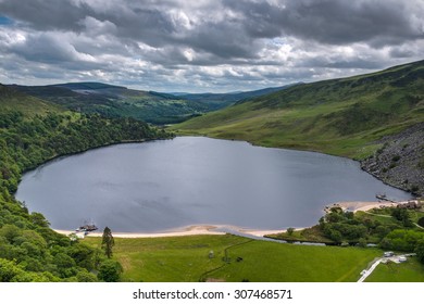Lake Tay In Wicklow Mountains