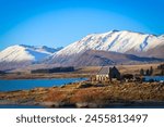 Lake Tekapo church on Lake front 