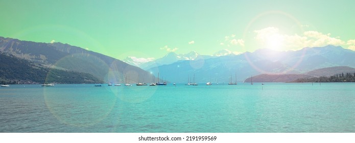 Lake Thun Panorama - Summer Season