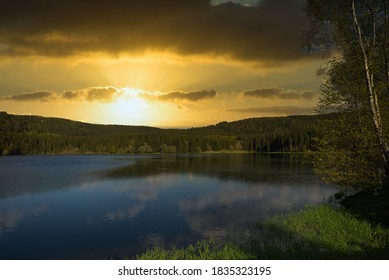 At A Lake In The Thuringian Forest