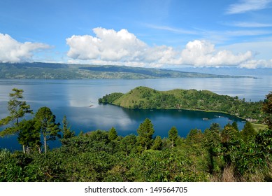 Lake Toba Or Danau Toba In North Sumatra, Indonesia