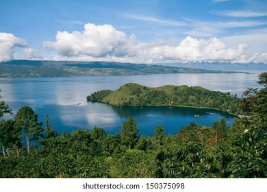 Lake Toba In North Sumatra, Indonesia