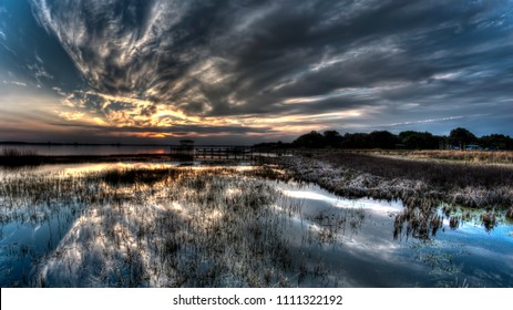 Lake Tohopekaliga At Sunset