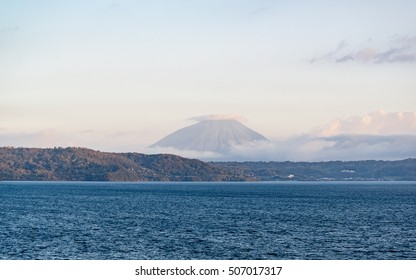 Lake Toya And Mount Yotei In The Evening