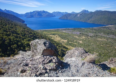 Lake Tromen, National Park Lanin, San Martin De Los Andes, Province NeuquÃ?Â©n, Patagonia, Argentina