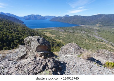 Lake Tromen, National Park Lanin, San Martin De Los Andes, Province NeuquÃ?Â©n, Patagonia, Argentina