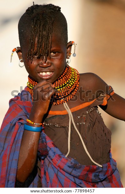 Lake Turkanakenya March 7 Elevenyearold Turkana Stock Photo (Edit Now ...