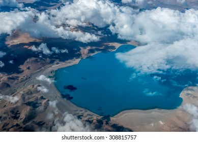Lake under cloud