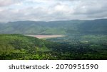 Lake and Valley View from Harrisons Folly, PANCHGANI, MAHARASHTRA, INDIA