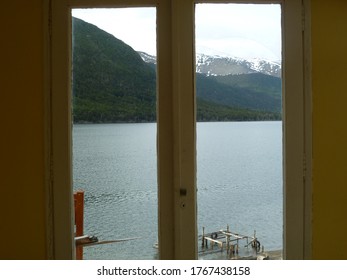 
lake view from the window