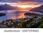 Lake Wakatipu in Queenstown New Zealand