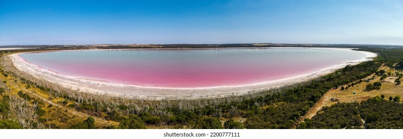 Lake Warden Is A Salt Lake In Esperance Region Of Western Australia Which Was Pink In Colour Unlike Pink Lake Which Was Not Pink.