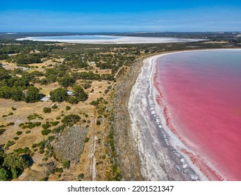 Lake Warden Is A Salt Lake In Esperance Region Of Western Australia Which Was Pink In Colour Unlike Pink Lake Which Was Not Pink.