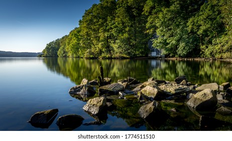 Lake Windermere Boathouse In The Lake, Cumbria, Lake District