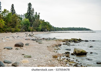 Lake Winnipeg Near Camp Morton, Gimli MB