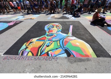 Lake Worth Beach Fl United States3-8-2022 Street Art Festival