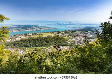 Lake Zurich Overlook From Uetliberg 