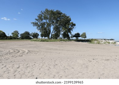 Lakefront Beach In Kenosha Wisconsin