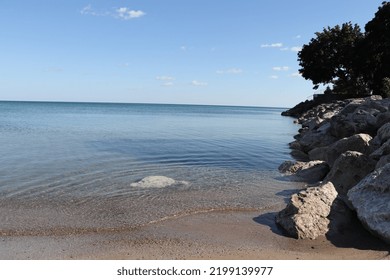 Lakefront Beach In Kenosha Wisconsin