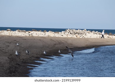 Lakefront Beach In Kenosha Wisconsin