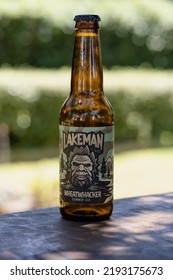 Lakeman Summer Ale From New Zealand Brewing Company Lakeman. January 2020, Hawke's Bay, New Zealand