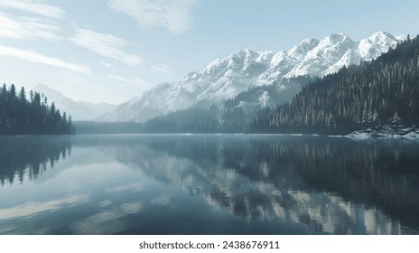 Lakes, snow capped mountains, valleys, tranquility, fishing, boating - Powered by Shutterstock
