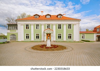 The Lakeshore or Old Palace in Aluksne.Built between 1793 and 1794. Latvia - Shutterstock ID 2230318633
