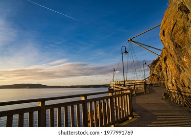 The Lakeside Promenade In Sweden