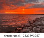 Lakeside Sunset in Devils Lake, ND.