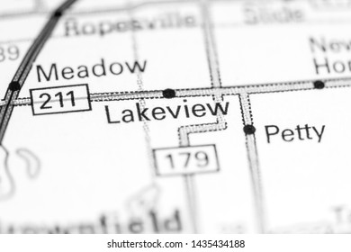 Lakeview Texas Usa On Map Stock Photo 1435434188 | Shutterstock